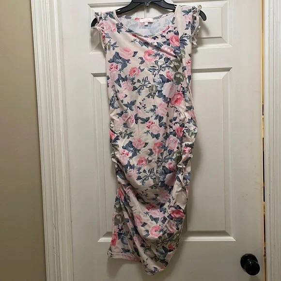 easter pregnancy dress Mardi Gras Tie-dye Dresses Small main image 1